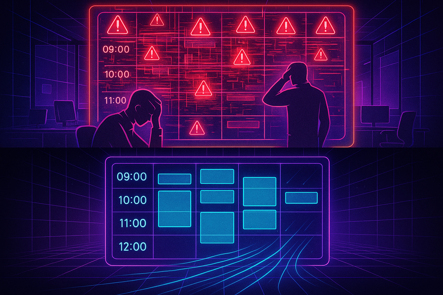 Kalendarz Twojego zespołu pęka w szwach? 7 sposobów na odzyskanie kontroli bez zatrudniania nowych osób